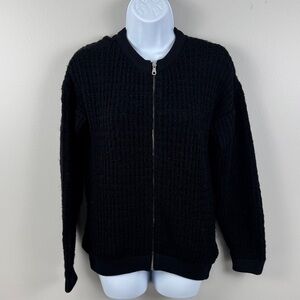 ✨3/$25✨ Topshop Full Zip Black Sweater - 2